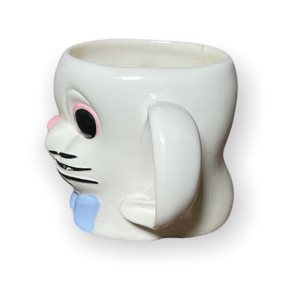 Unique vintage rabbit bunny mug - Picture 2 of 7